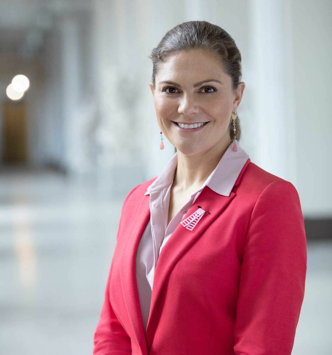 Rosa bandet-bilden som vi är vana att se den. Tagen på Kungliga slottet förra året – 2018.