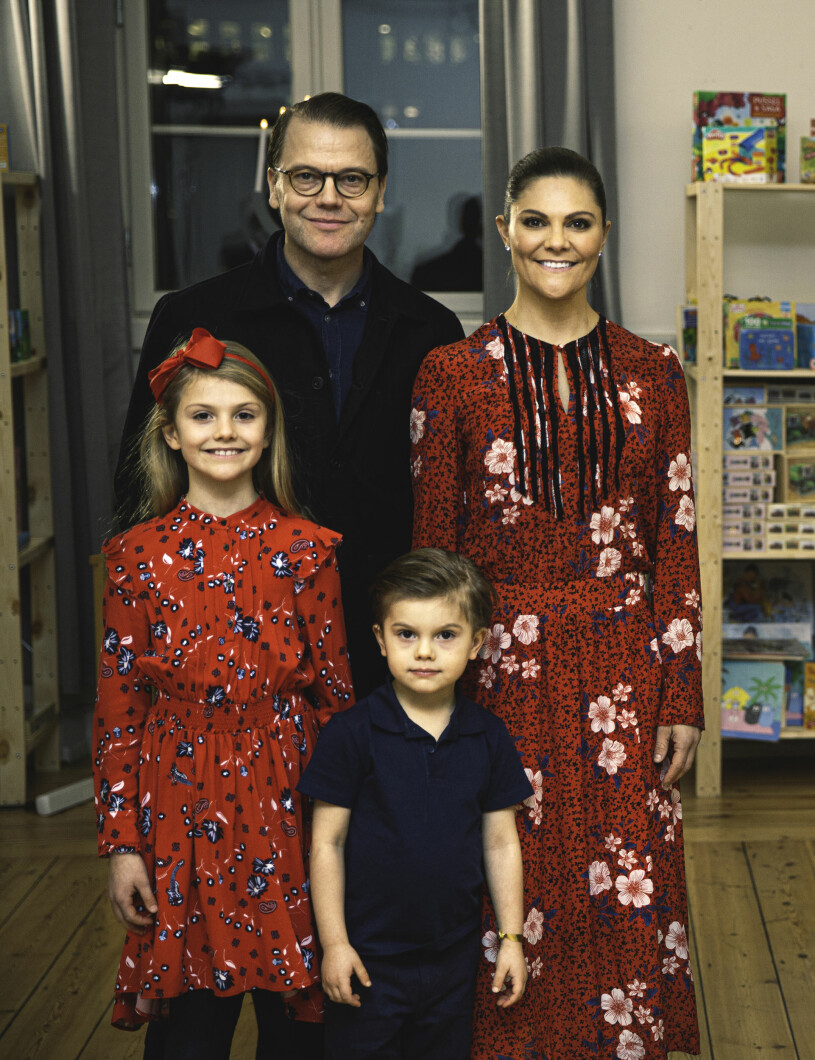 Kronprinsessfamiljen på Stadsmissionens Träffpunkt St Paul.