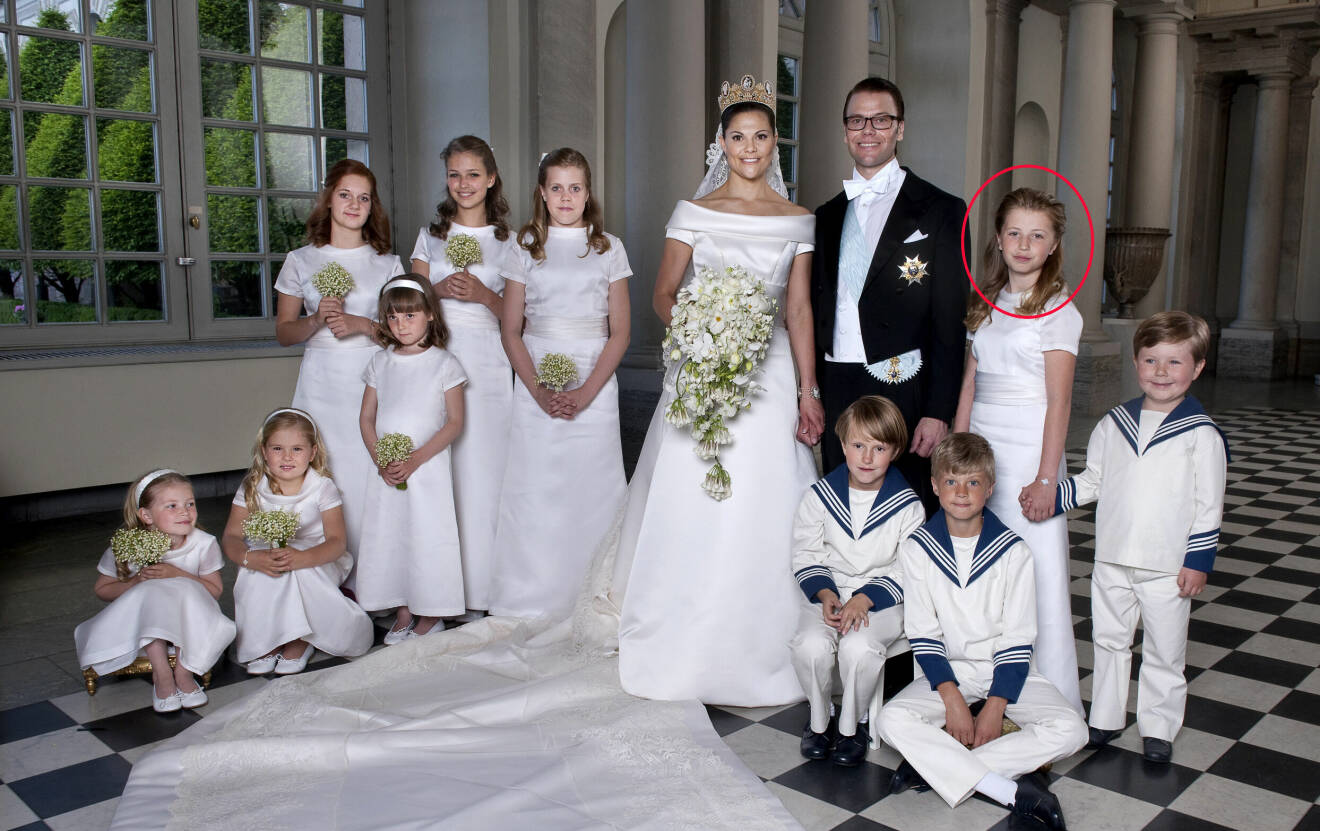 Kronprinsessparet med sitt brudfölje 2010