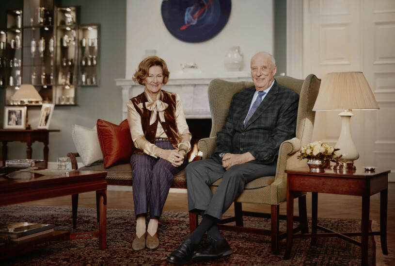 I dagarna kommer Harald och Sonja att ha uppnått ett skydd mot Covid-19. Kung Harald Drottning Sonja