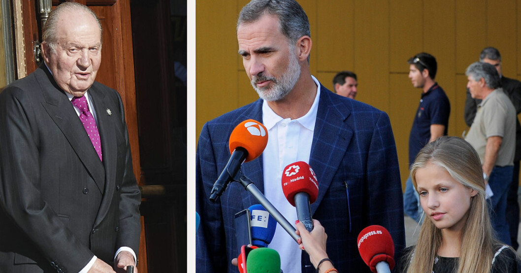 Kung Juan Carlos uppges vara i väldigt dåligt skick. Kung Juan Carlos