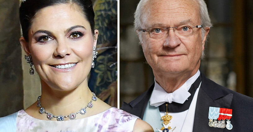 Victoria och kungen: En dag ska hon ta över som Sveriges statschef. Kronprinsessan Victoria och kungen