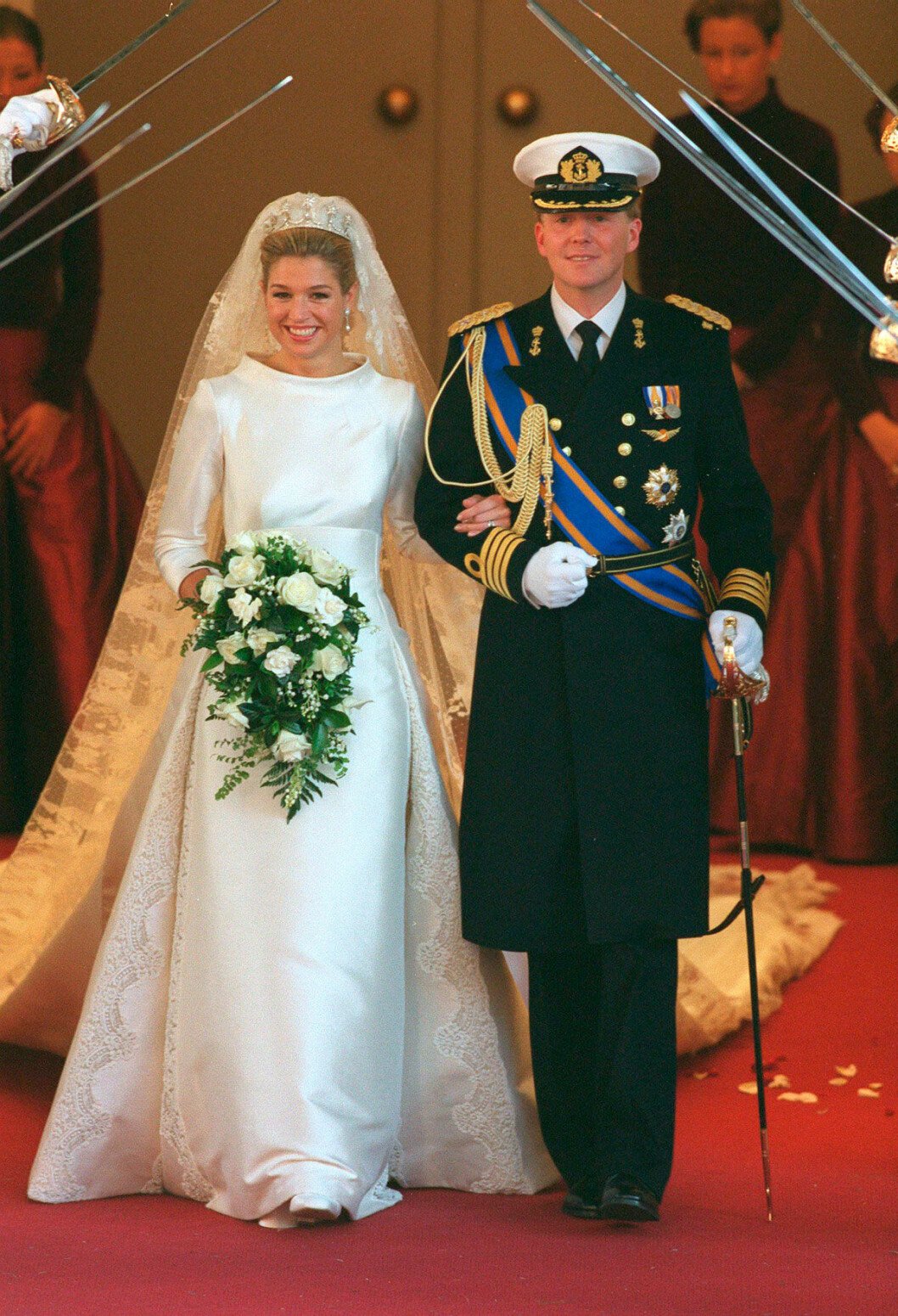 Maxima blev kronprinsessa av Nederländerna när hon gifte sig med dåvarande prins Willem-Alexander 2002. Maxima blev prinsessa när hon gifte sig med dåvarande prins Willem-Alexander 2002.
