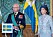 Pressträff på slottet. Kungen välkomnade Italiens president Sergio Mattarella och hans dotter Laura Mattarella till Sverige.