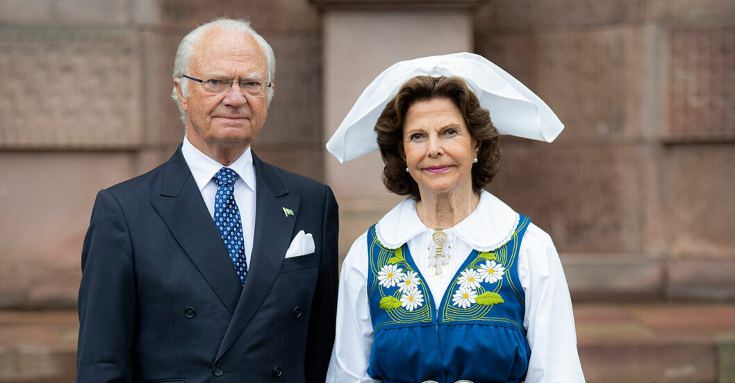 Glad nationaldag! kungaparet nationaldagen