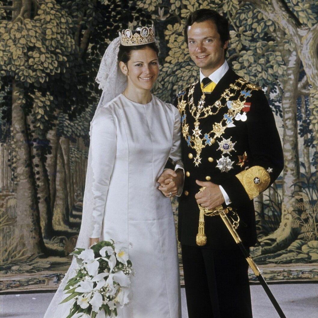 Kungen och Silvia vigdes lördagen den 19 juni 1976. Kungen och Silvia vigdes lördagen den 19 juni 1976.