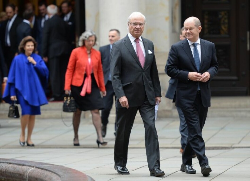 Swedish royal couple in Germany - Hamburg