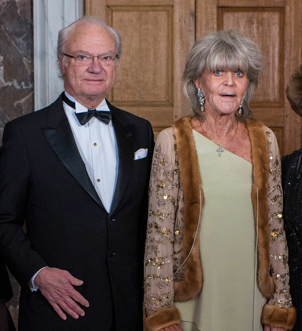 Prinsessan Birgitta med lillebror kungen. Kungen och prinsessan Birgitta