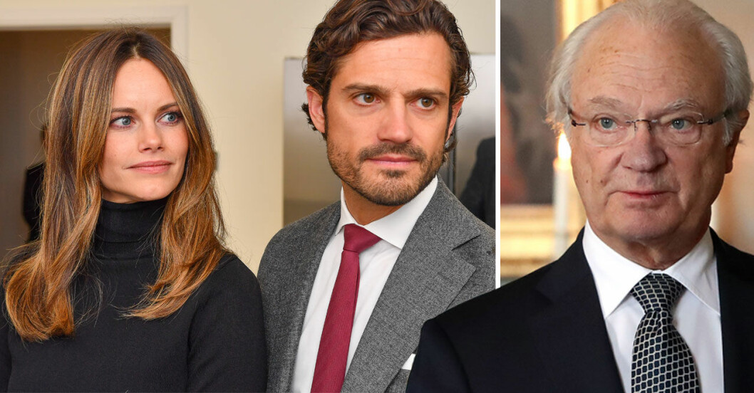 Prins Carl Philip sa det förbjudna om kungen. Kungen, prinsessan Sofia och prins Carl Philip