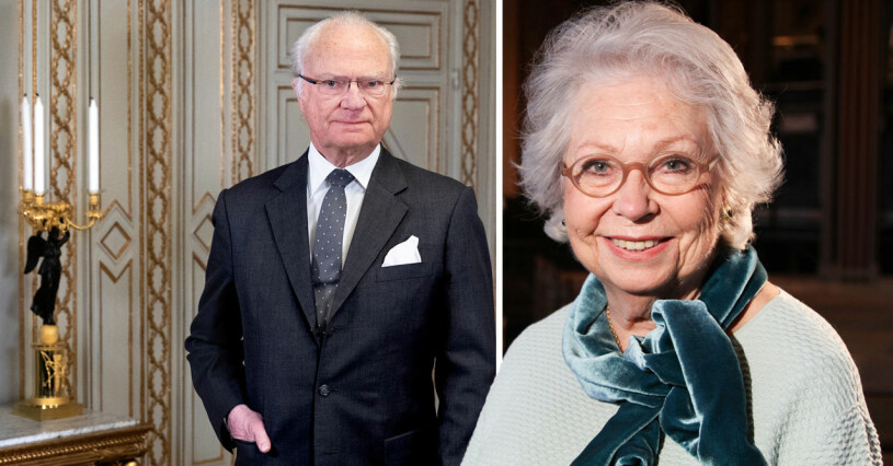 Kungen och prinsessan Christina, två syskon som gillar varandra skarpt. Prinsessan Christina Kungen