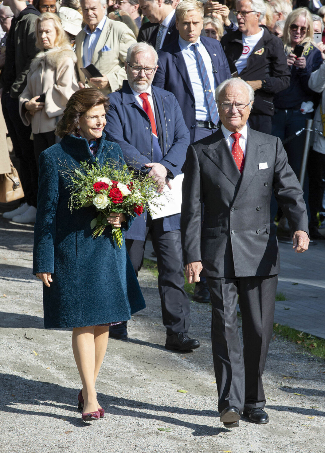 Kung Carl Gustaf och drottning Silvia