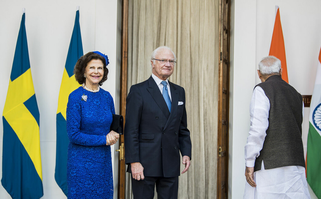 Kungen och drottningen var nyligen i Indien tillsammans. Kungen och drottningen var nyligen i Indien tillsammans.