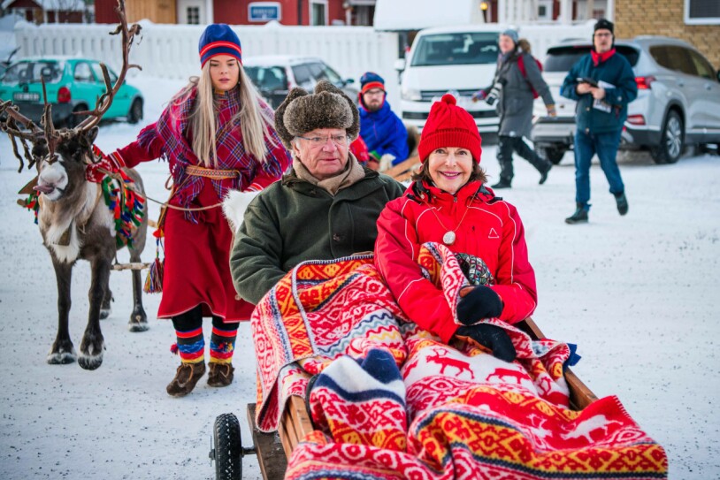 En oförglömlig dag i Jokkmokk – innan pandemin bröt ut. Kungen Drottningen Drottning Silvia Året med kungafamiljen SVT 2020