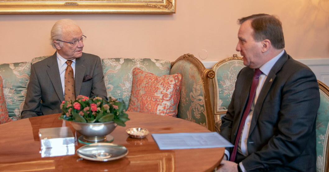 Kungen och statsministern Stefan Löfven