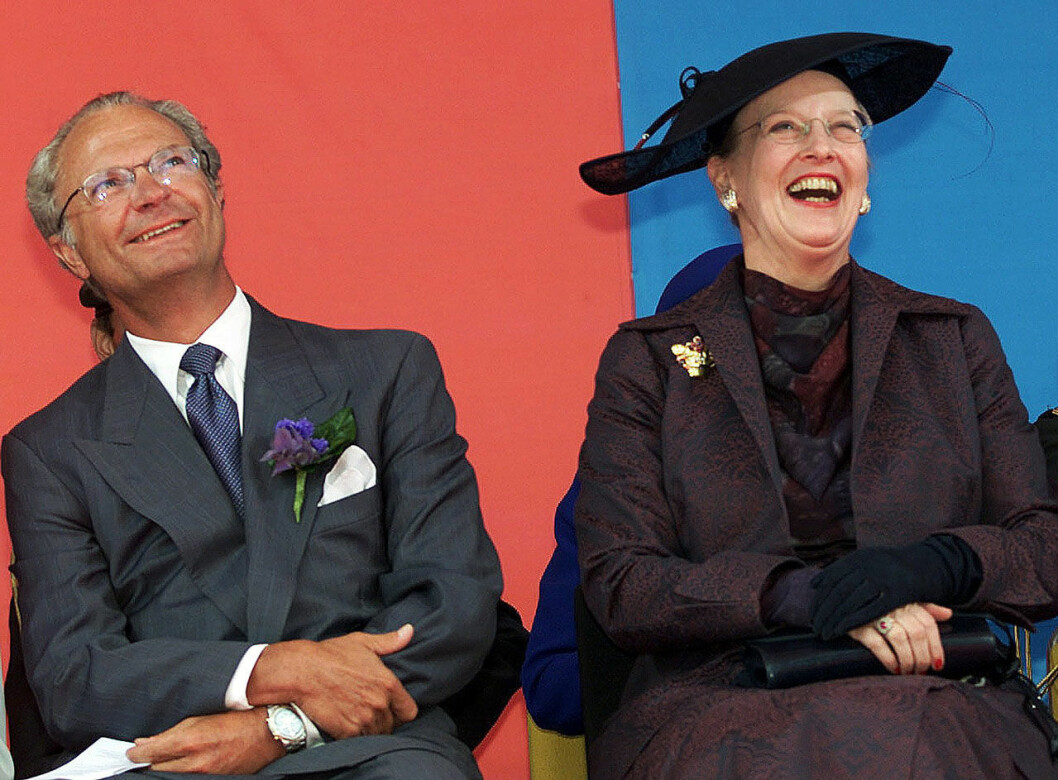 Visst syns det att de gillar varandra? Kungen och drottning Margrethe