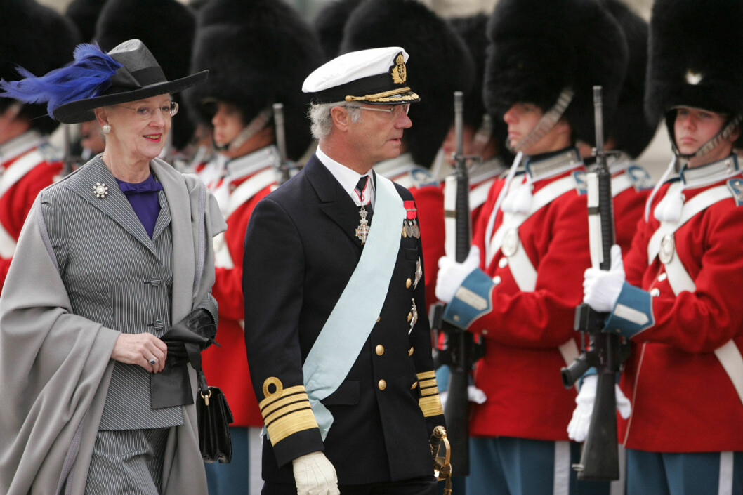 Regentkollegor – sedan 47 år tillbaka. Kungen och drottning Margrethe