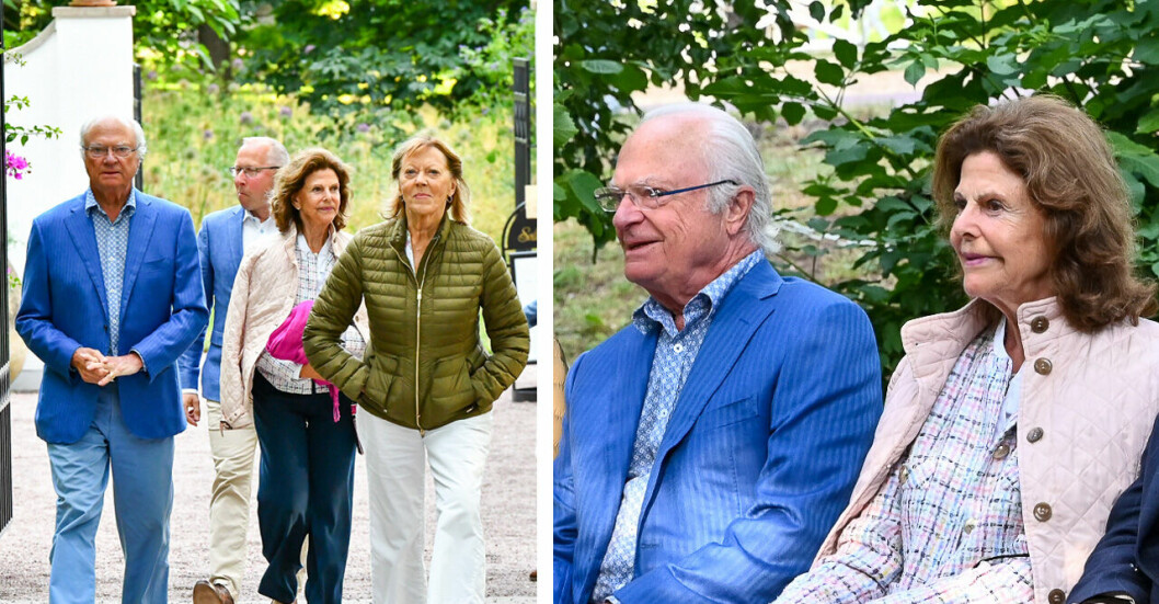 Kungaparet besökte Solliden sessions