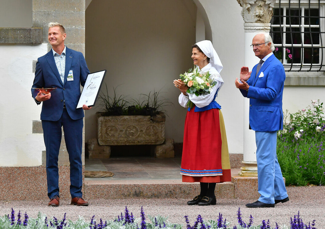 Gillis Dahlström blev Årets Ölänning 2020, han fick ta emot pris av kungen och Silvia.