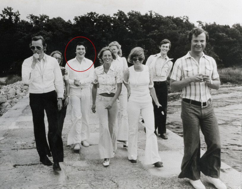 Från vänster: Jeje Brodin (pappa till Andrea), Agneta Kistner, Tim Génetay, Pergi Tengroth, Agneta Kjellman, Agneta Gyllenberg, Gustav Banér och kronprins Carl Gustaf. Solliden 1972 Jeje Brodin, Agneta Kistner, Tim Génetay, Pergi Tengroth, Agneta Kjellman, Agneta Gyllenberg, Gustav Banér och kronprins Carl Gustaf.