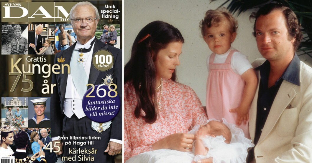 Svensk Damtidnings specialtidning Kungen 75 år