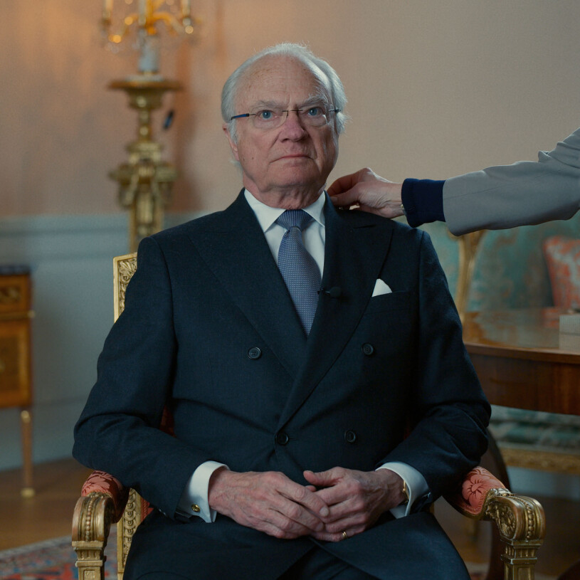 Kungen, inte helt lättflörtad. Kungen på Drottningholm i Karin af Klintbergs dokumentärfilm