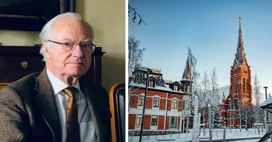 Kungen kommer till snöiga Luleå! Kungen