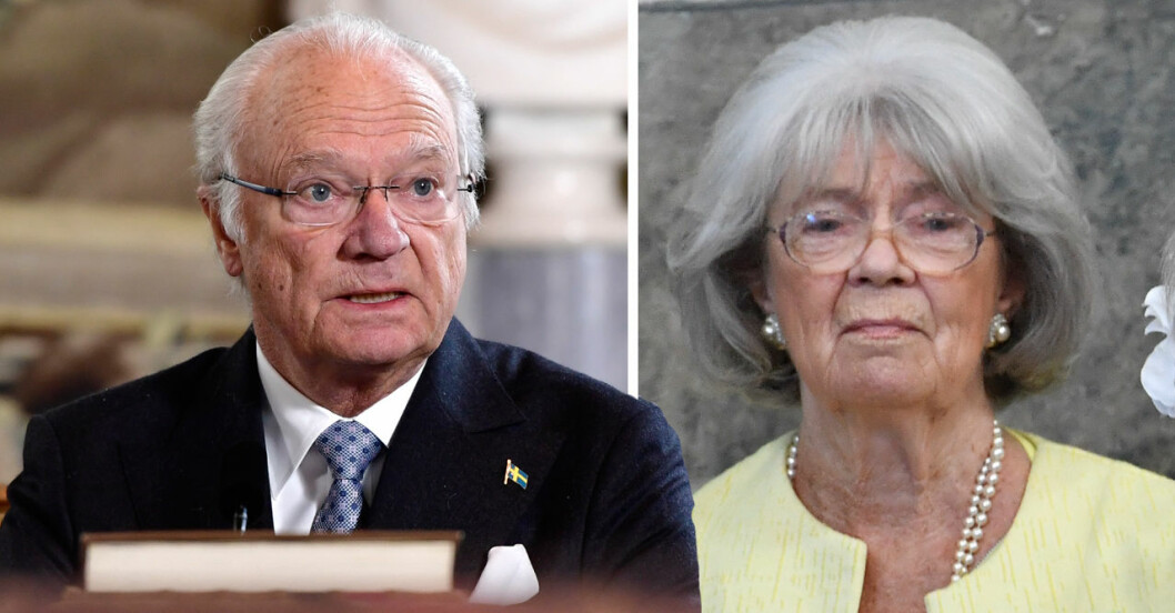 Kungen har hjälpt sin syster! kungens oro för prinsessan margaretha