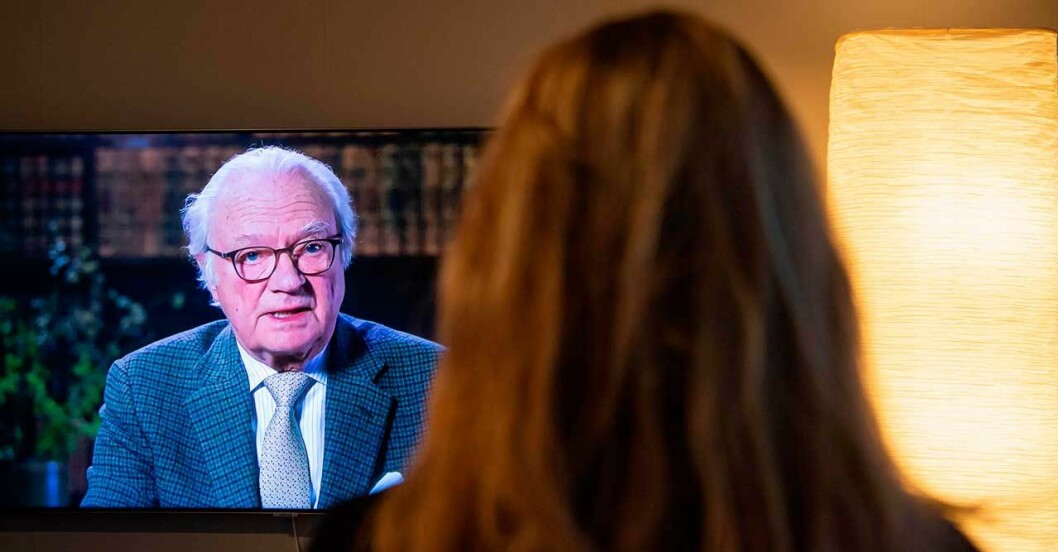 Kungen höll tal för oss – sitt folk! Kungen höll tal för oss – sitt folk!