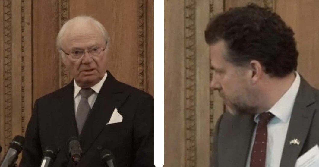 Kungen var inte nöjd med volymen! Kungen