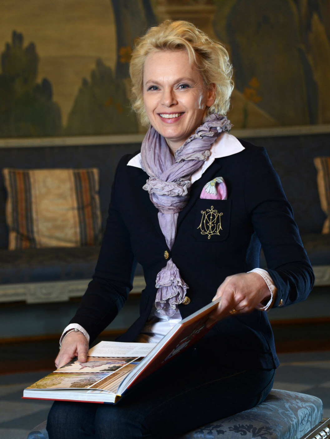 Kristina Holmqvist vet allt om Kungliga väntsalen och vårdar den som sin ”baby”.