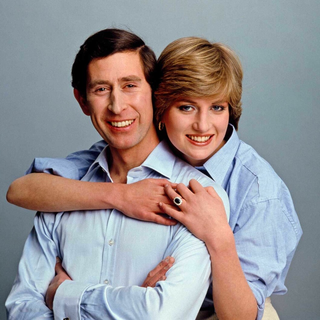 Prins Charles och prinsessan Diana.