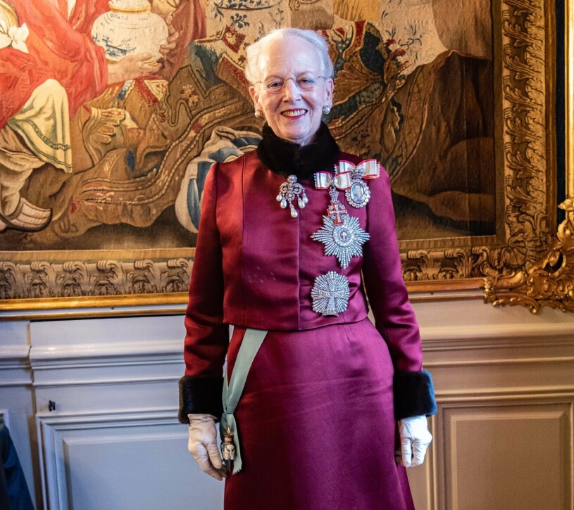 Drottning Margrethe 2023 på hovets officiella bild