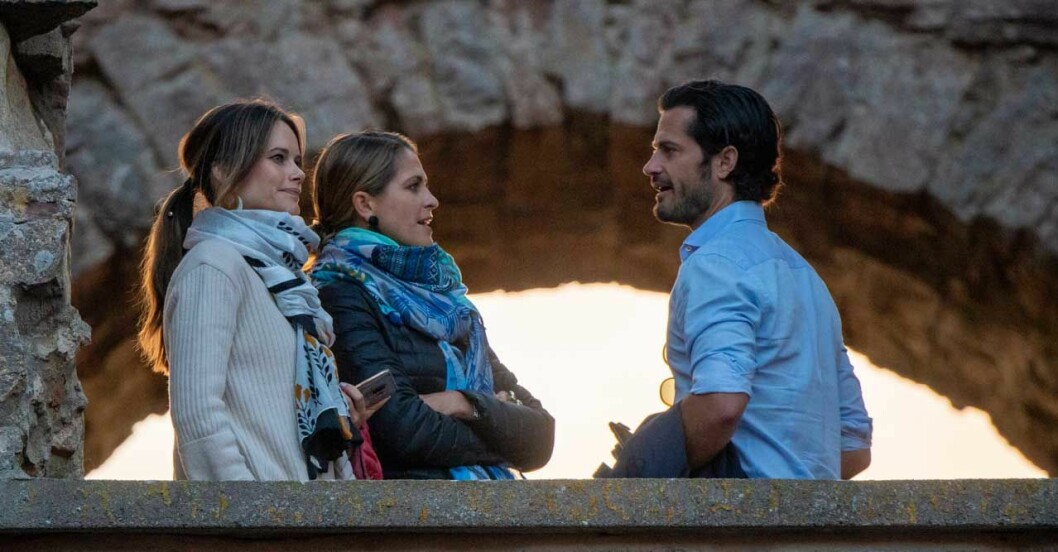 Prinsessan Sofia, prinsessan Madeleine och prins Carl Philip. Prinsessan Sofia, prinsessan Madeleine och prins Carl Philip.