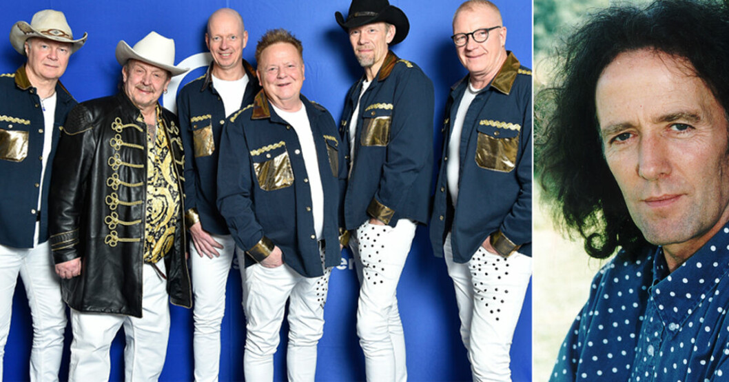 Dansbandskungarna i Lasse Stefanz. Till höger 1970-talsidolen Gilbert O’Sullivan. Lasse Stefanz och Gilbert O’Sullivan bokade till Solliden Sessions 2023
