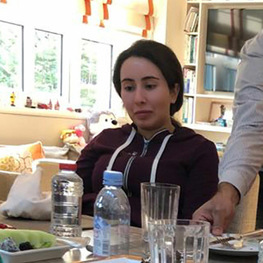 Fånge i en gyllene bur. Prinsessan Latifa, på en bild som hennes pappa emiren låtit publicera sedan han stoppat hennes flyktförsök. Prinsessan Latifa, även kallad Sheika Latifa.