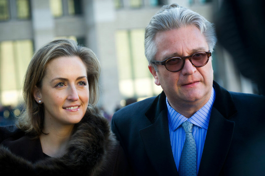 Prins Laurent och prinsessan Claire. Prins Laurent och prinsessan Claire.