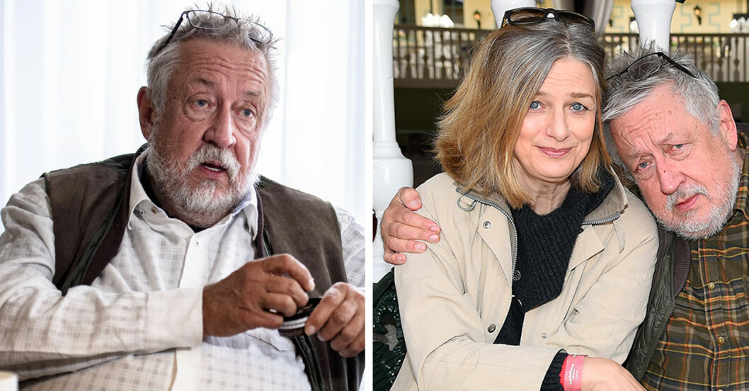 I dag kan Leif GW Persson skåla med sin fru Kim, 63. leif gw hustrun kim
