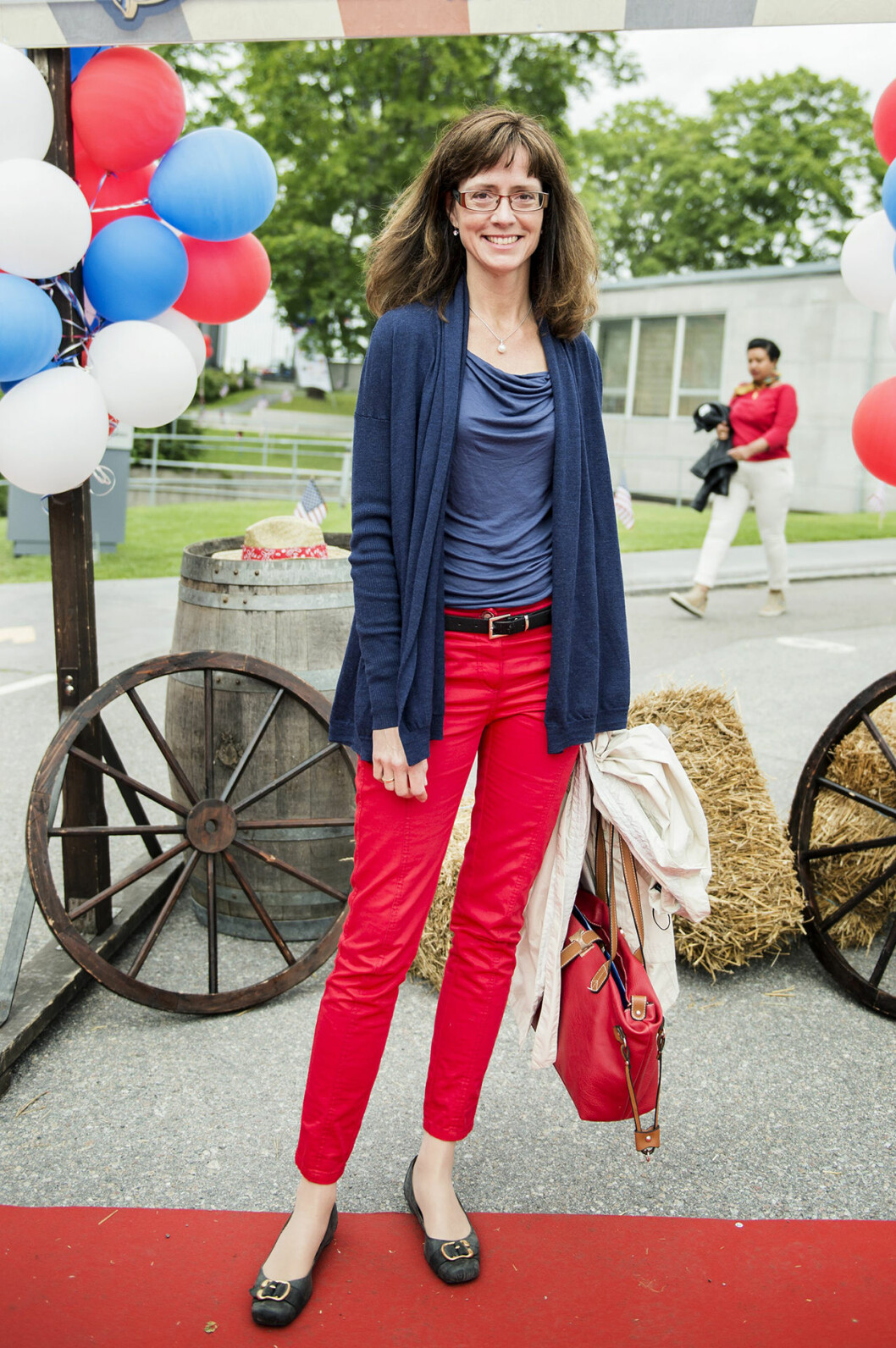 Lena Bartholdson på Amerikanska ambassaden i Stockholm 2015.