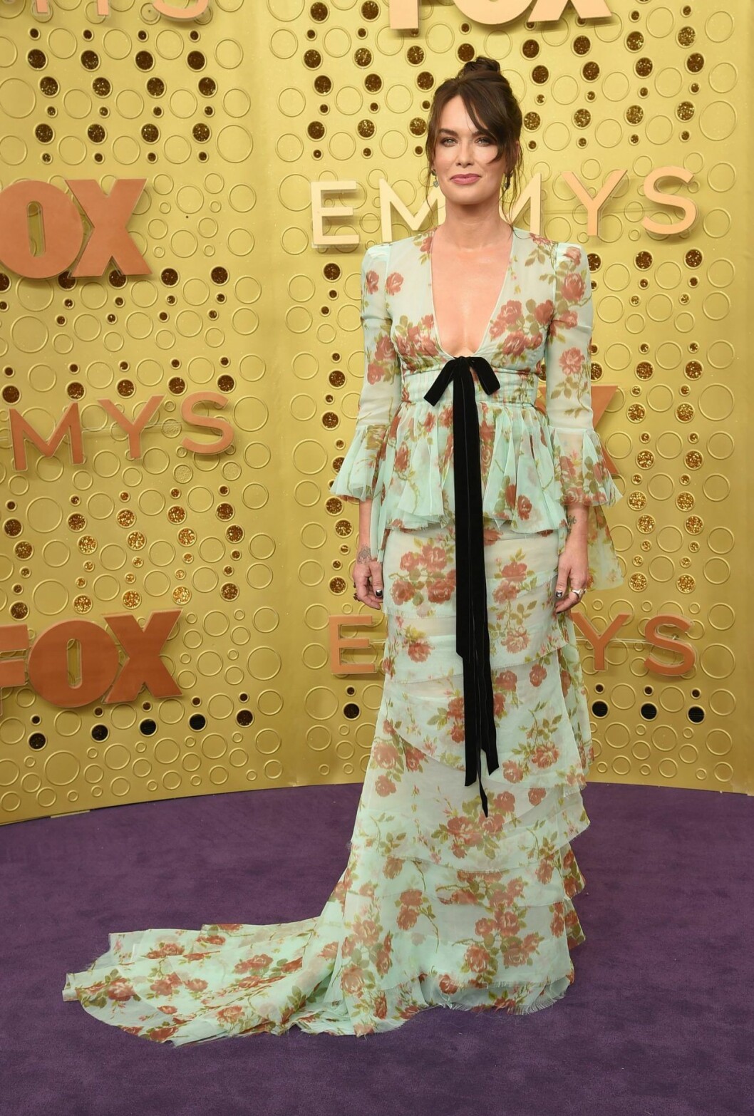 Lena Headey i Elie Saab. Lena Headey