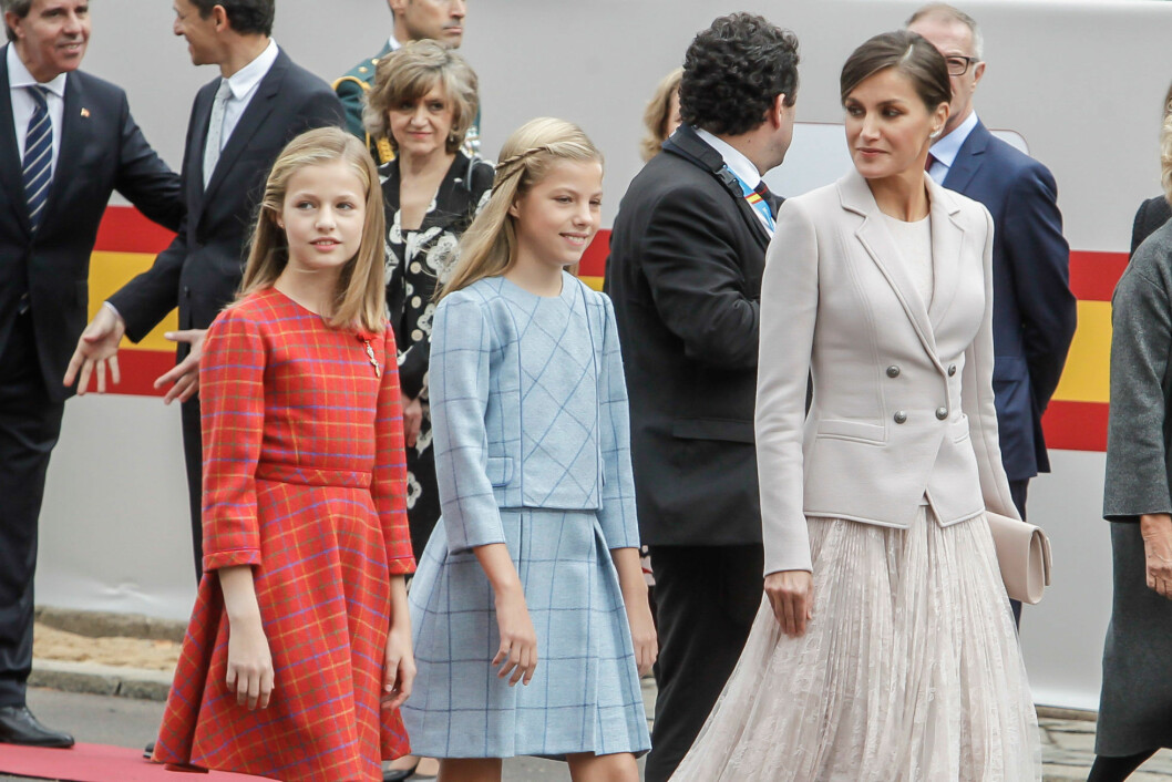 Leonor, Sofia, Letizia i Spanien