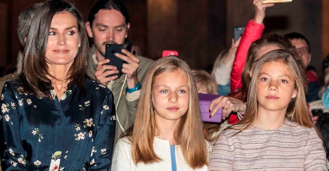 Letizia högg direkt! Letizia Sofia Leonor