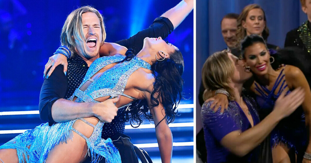 Aron Andersson och Jasmine Takács i Let's Dance