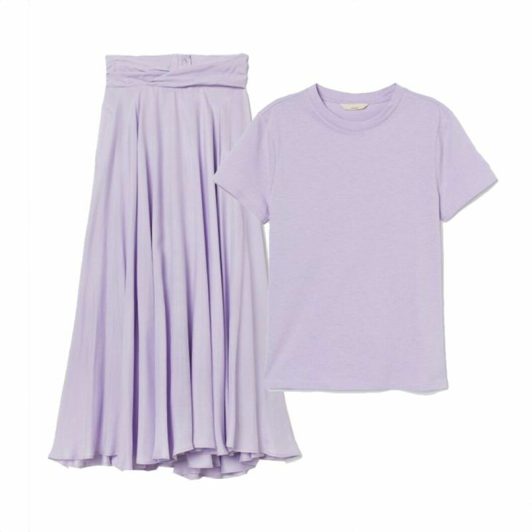 Lila set från H&M