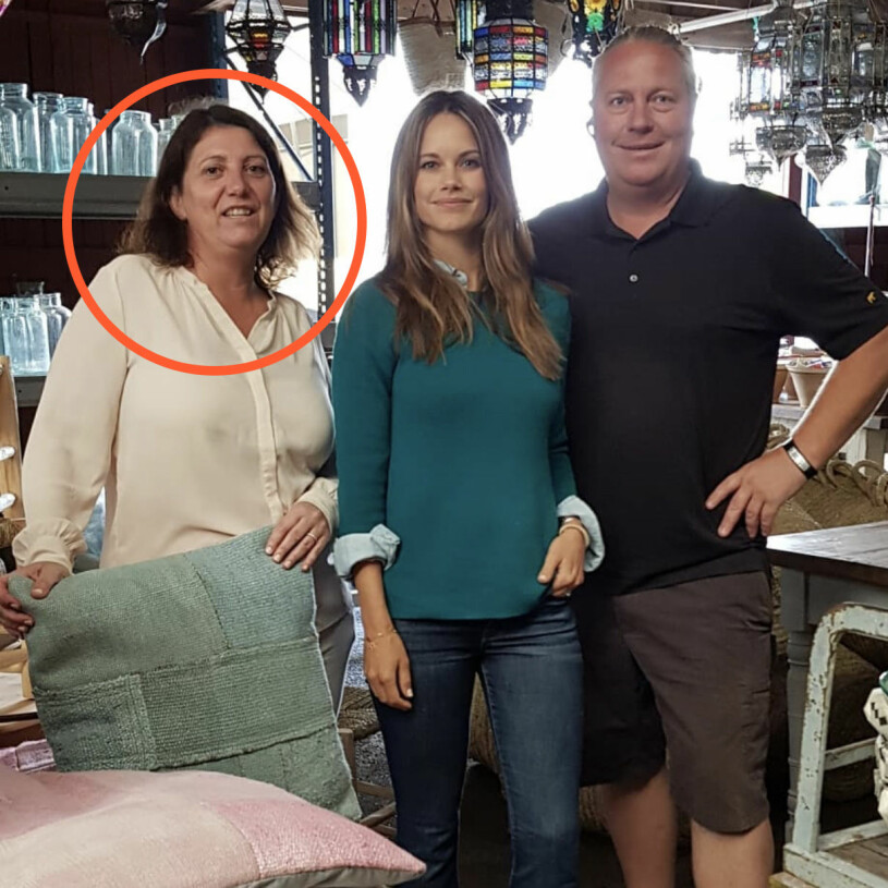 Lill Andersen med prinsessan Sofia och Richard Cederberg från C.I.A Cederbergs Interiors. Lill Andersen med prinsessan Sofia och Richard Cederberg från C.I.A Cederbergs Interiors.