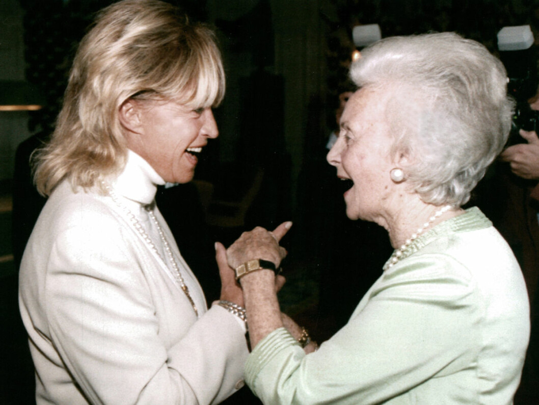 Lill-Babs med Lilian. Lill-Babs med Lilian.