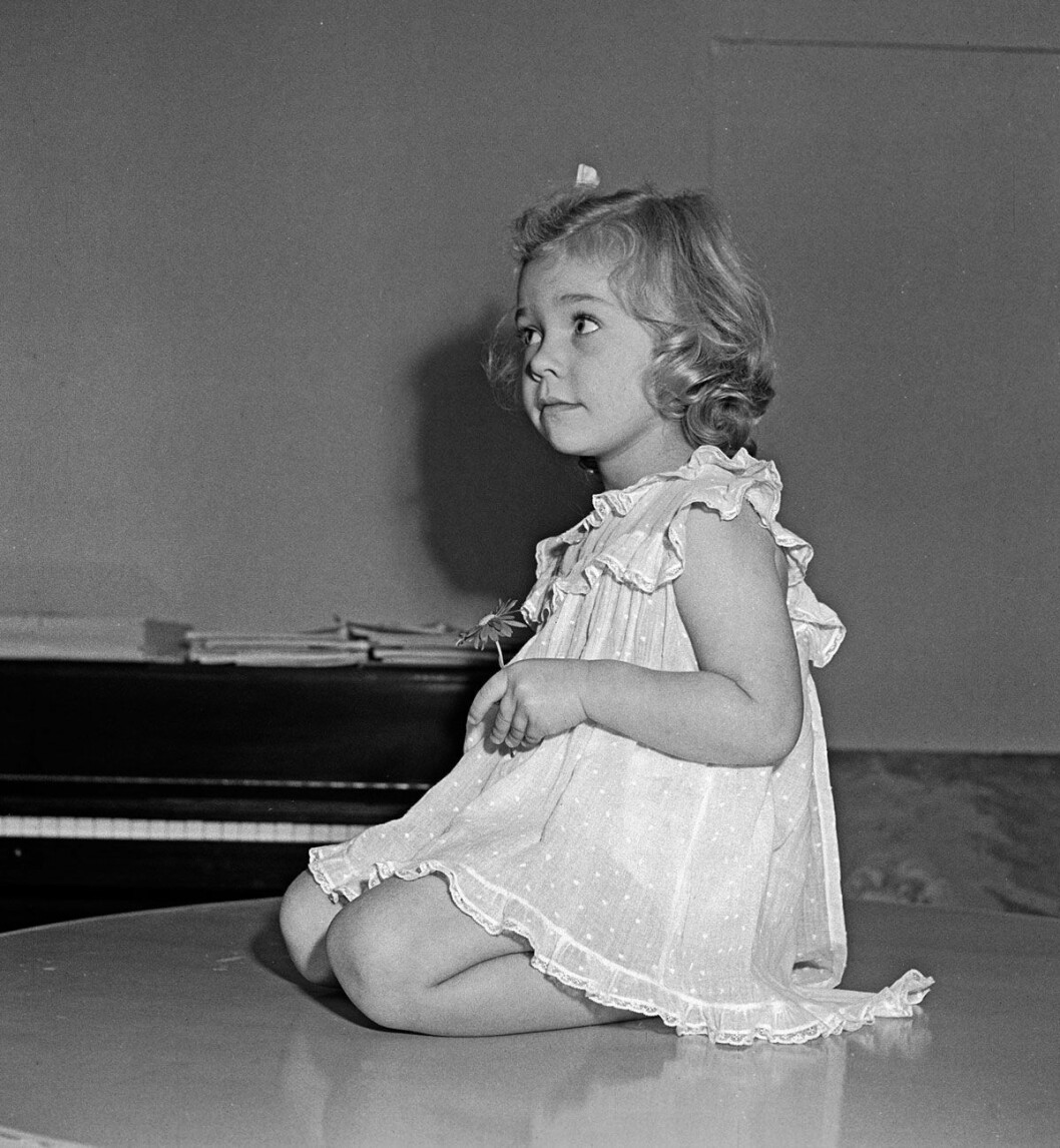 Prinsessan Christina som barn.