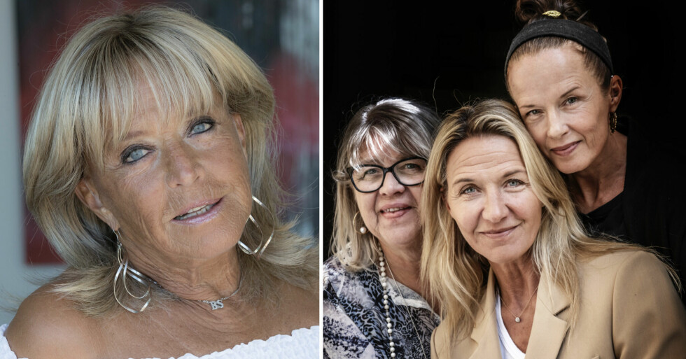 Barbro Svensson och döttrarna Monica Svensson, Kristin Kaspersen och Malin Berghagen