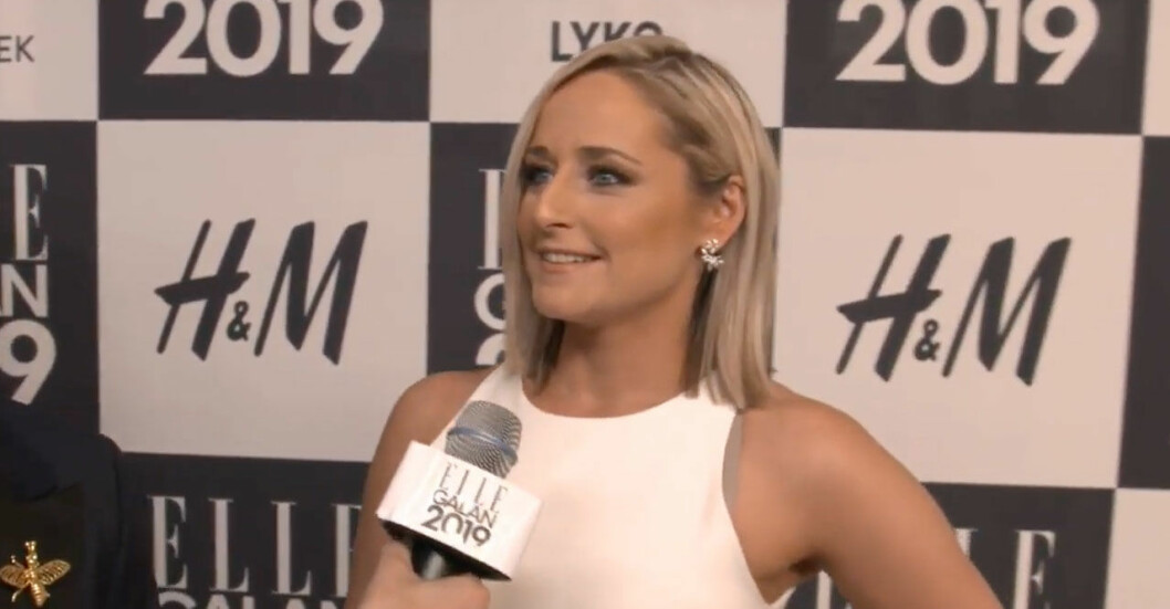 Lina Hellqvist på ELLE-galan 2019