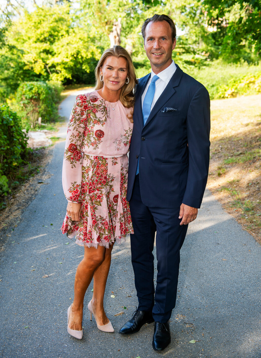 H&M-prinsessan Lina von Heidenstam med sin man Petter.