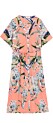 Lindex och By Malinas sommarkollektion – korallfärgad skjortklänning